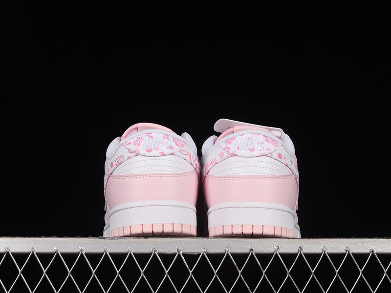NIKE DUNK LOW WHITE/MEDIUM SOFT PINK/PEARL PINK
