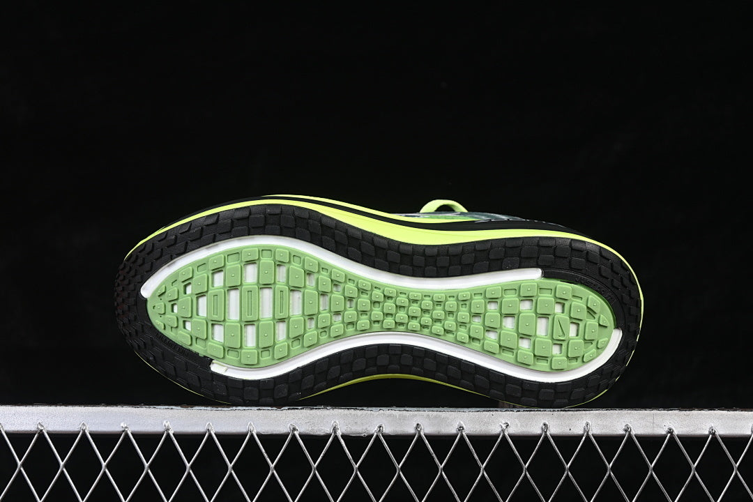NIKE AIR ZOOM VOMERO PLUS BLACK/VOLT/WHITE/METALLIC SILVER