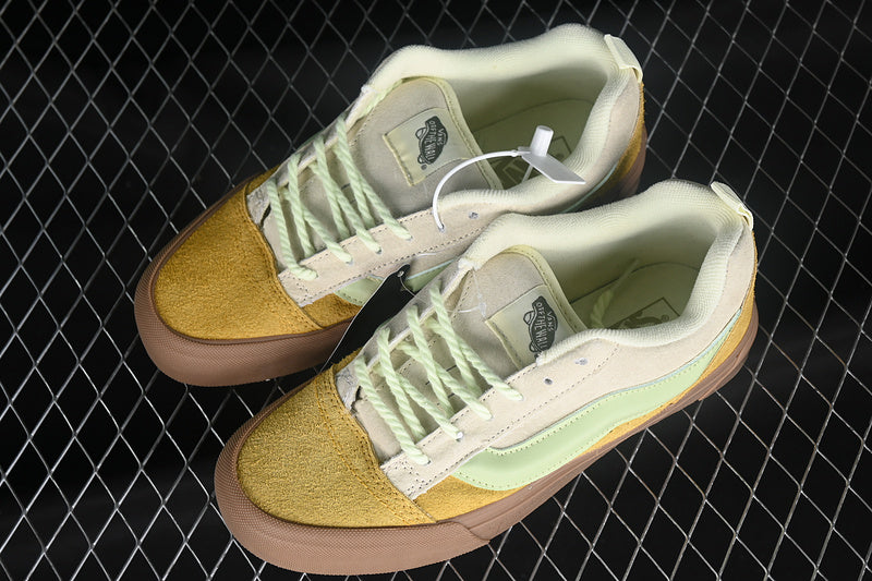 VANS CLASSICS KNU SKOOL GREY/YELLOW/GREEN