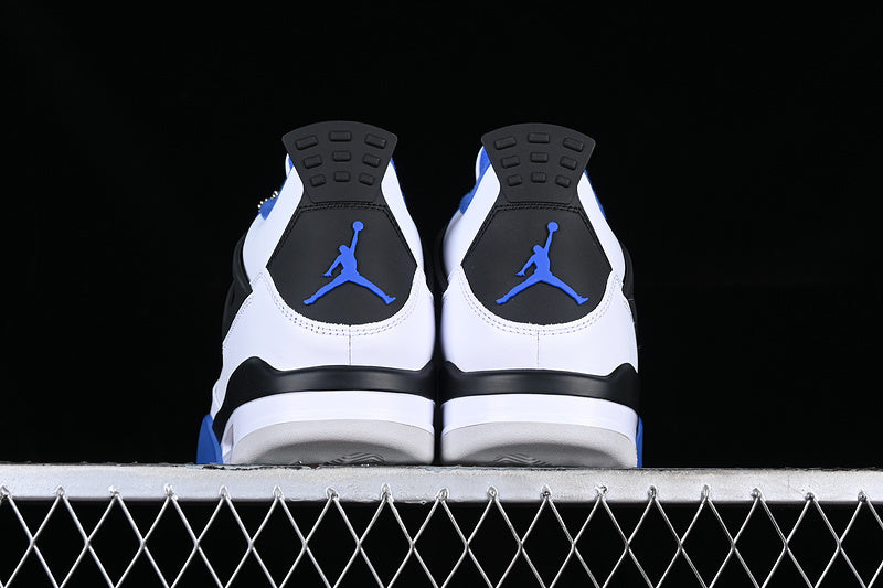 AIR JORDAN 4 RETRO MOTORSPORTS WITHE/BLUE