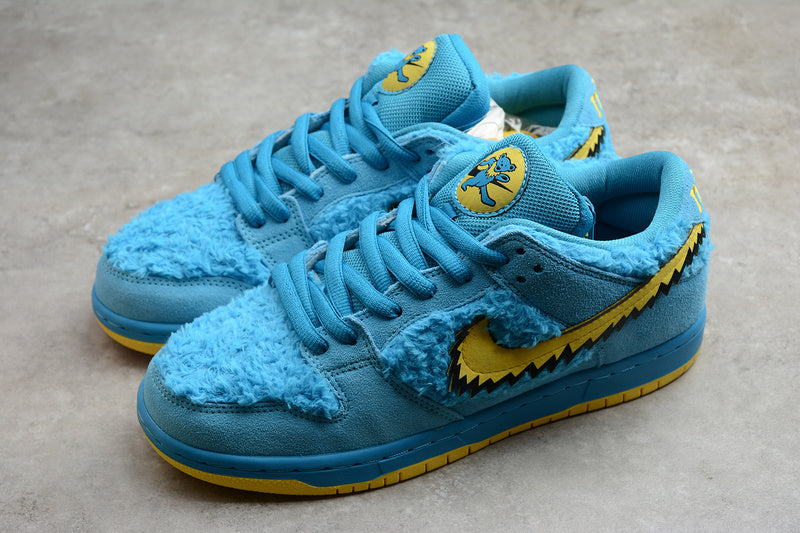 NIKE DUNK LOW X GRATEFUL DEAD BLUE BEAR BLUE/YELLOW