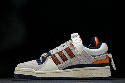 ADIDAS BAD BUNNY X FORUM BUCKLE LOW WHITE/RED/BLACK