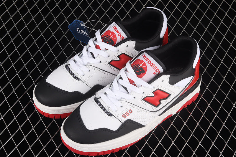 NEW BALANCE 550 SHIFTED SPORT PACK WHITE/TEAM RED/BLACK