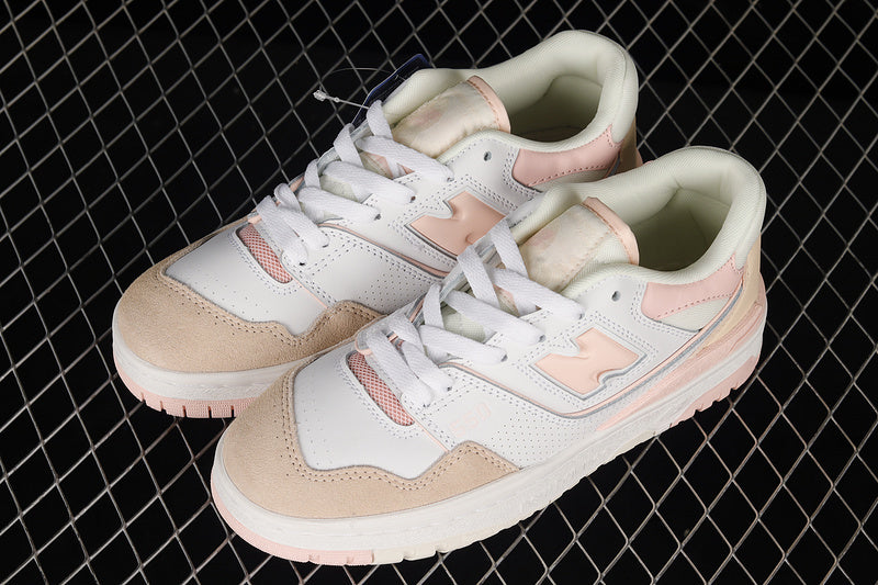NEW BALANCE 550 WHITE/WHITE/PINK