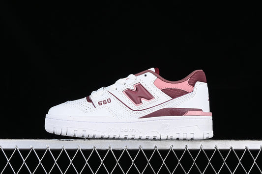 NEW BALANCE 550 WHITE/RED/PINK