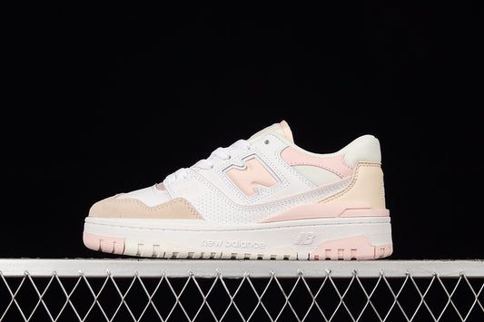 NEW BALANCE 550 WHITE/WHITE/PINK