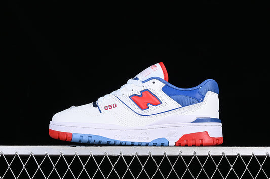 NEW BALANCE 550 WHITE/TRUE RED/ATLANTIC BLUE