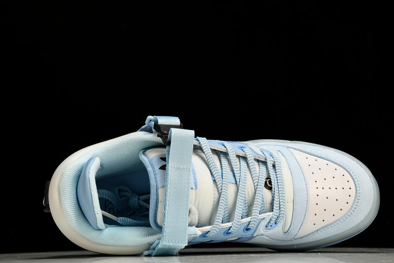 ADIDAS BAD BUNNY X FORUM BUCKLE LOW BLUE TINT/LIGHT BLUE/CLEAR BLUE