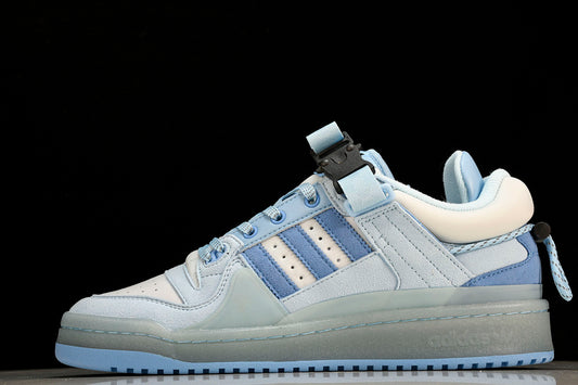 ADIDAS BAD BUNNY X FORUM BUCKLE LOW BLUE TINT/LIGHT BLUE/CLEAR BLUE