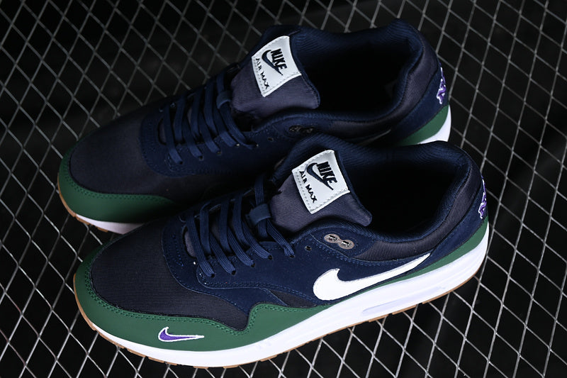 AIR MAX 1 LETTERMAN PACK OBSIDIAN/WHITE/MIDNIGHT NAVY/GORGE GREEN