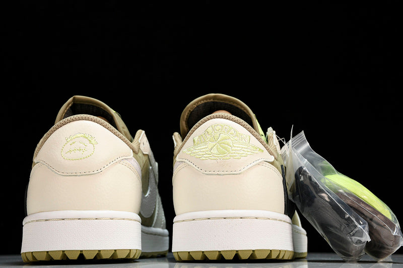 NIKE TRAVIS SCOTT AIR JORDAN 1 LOW OG WHITE/BLACK/GREEN