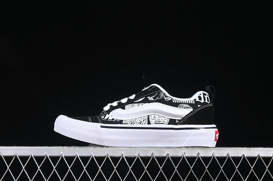 VANS KNU SKOOL WHITE/BLACK