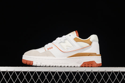 NEW BALANCE 550  WHITE/WHITE/AU LAIT