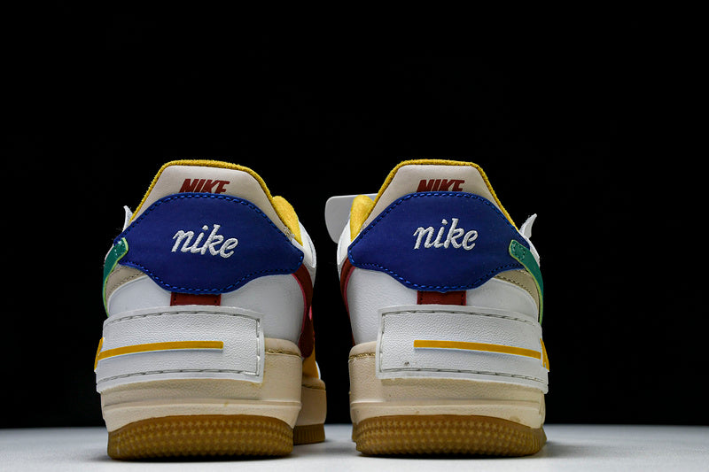 AIR FORCE 1 SHADOW WHITE/MULTI-COLOR