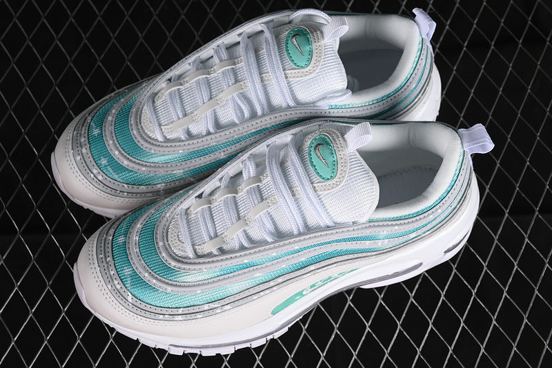 AIR MAX 97 WHITE/WOLF GREY-BLACK/GREEN