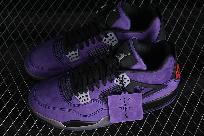 TRAVIS SCOTT X AIR JORDAN 4 RETRO PURPLE