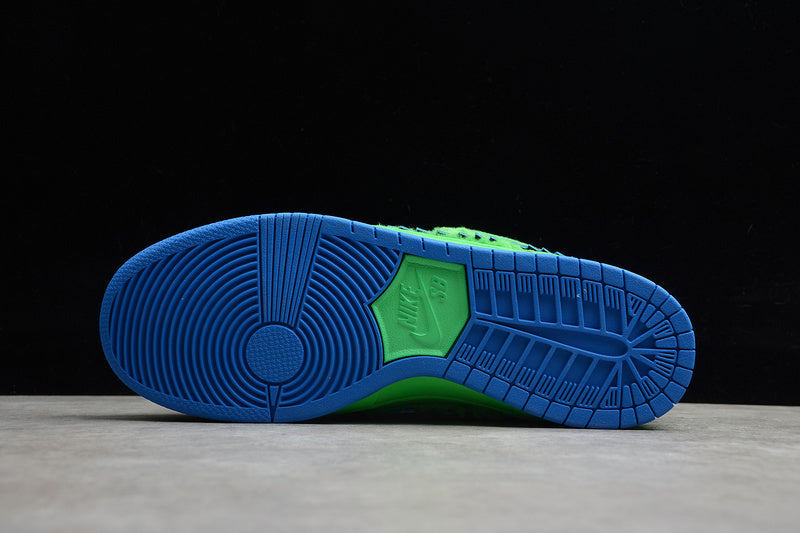 NIKE DUNK LOW X GRATEFUL DEAD GREEN BEAR GREEN/BLUE