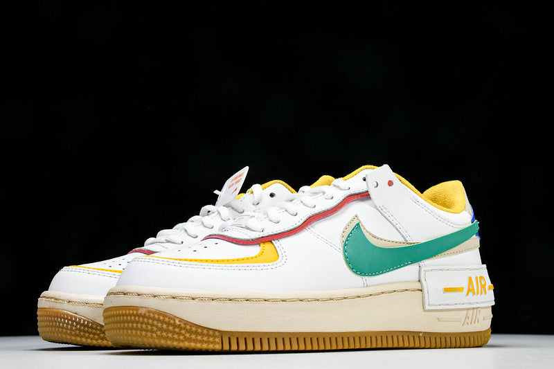 AIR FORCE 1 SHADOW WHITE/MULTI-COLOR