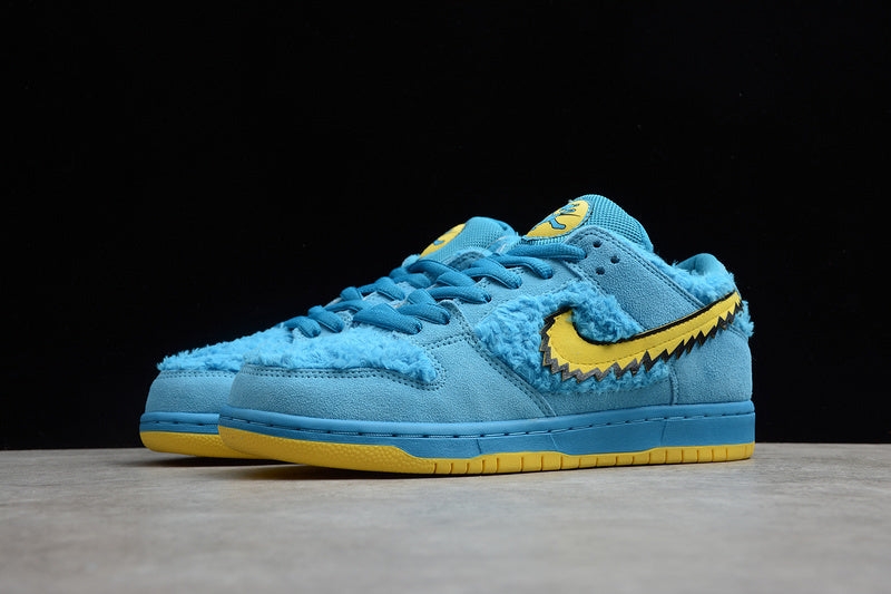 NIKE DUNK LOW X GRATEFUL DEAD BLUE BEAR BLUE/YELLOW