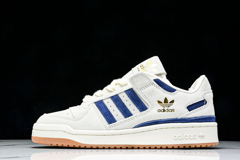 FORUM 84 LOW CREAM WHITE/DARK BLUE/DARK BLUE
