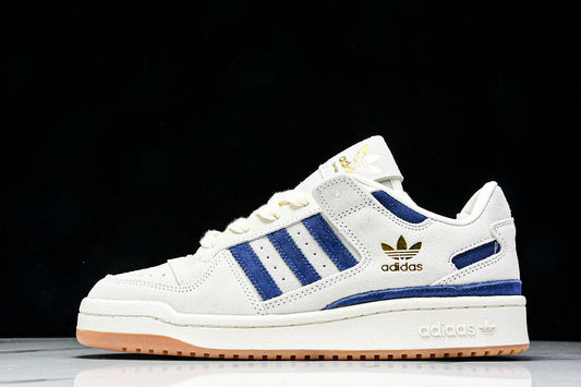 FORUM 84 LOW CREAM WHITE/DARK BLUE/DARK BLUE
