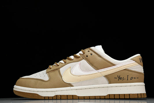 NIKE SB DUNK LOW SE KHAKI/BROWN/LIGHT GREY