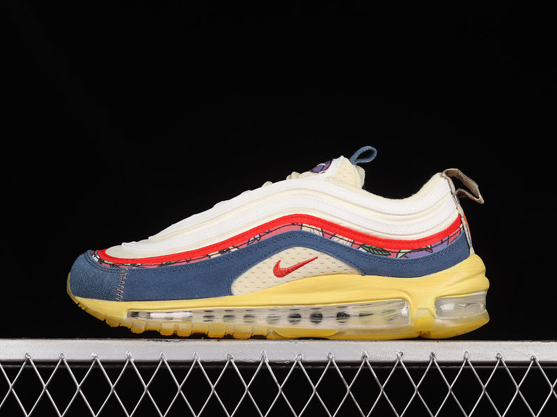 AIR MAX 97 COCONUT MILK/TRACK RED/FOSSIL