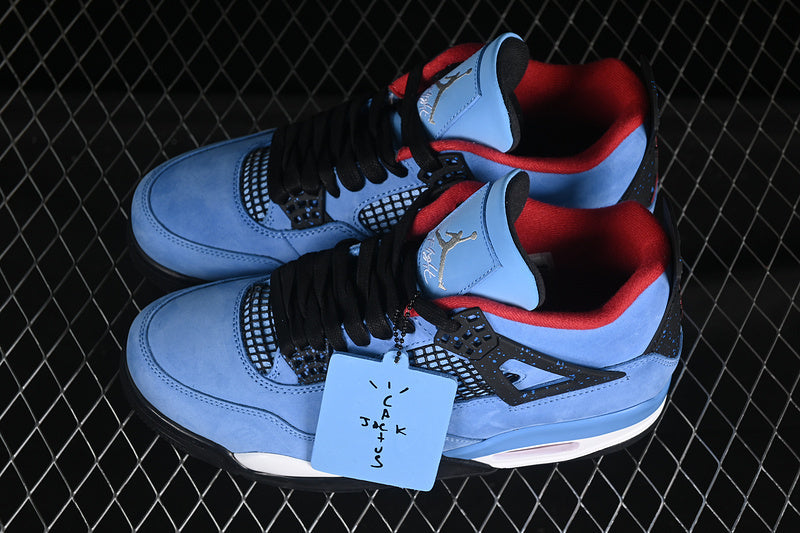 TRAVIS SCOTT X AIR JORDAN 4 RETRO UNIVERSITY BLUE