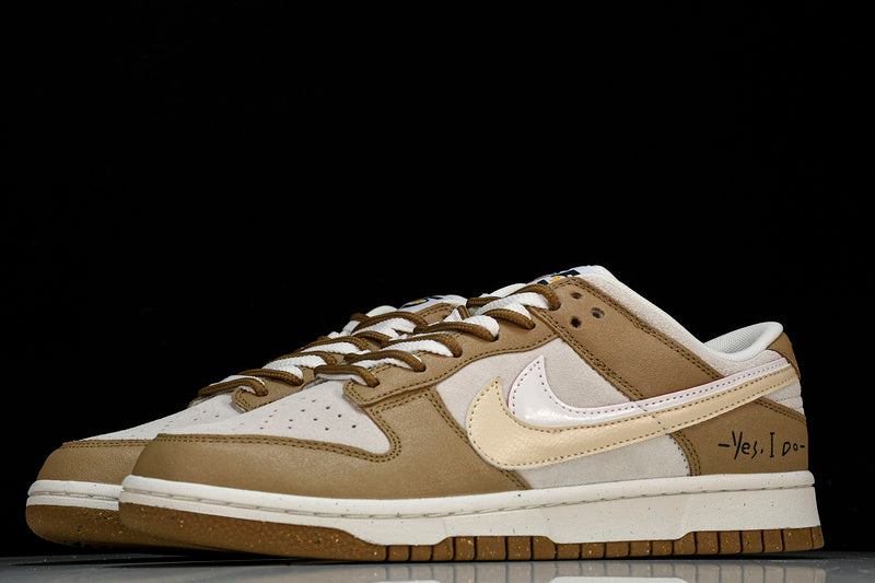 NIKE SB DUNK LOW SE KHAKI/BROWN/LIGHT GREY