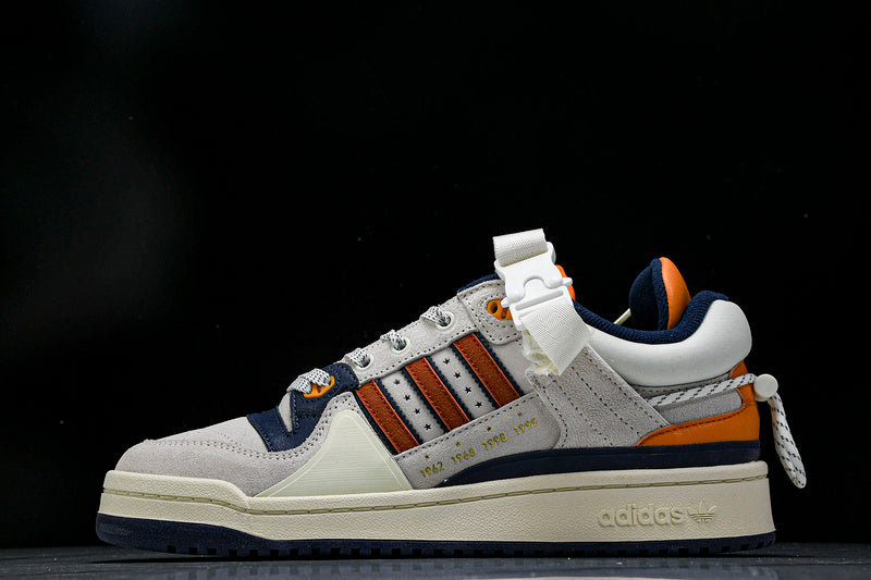 ADIDAS BAD BUNNY X FORUM BUCKLE LOW WHITE/RED/BLACK