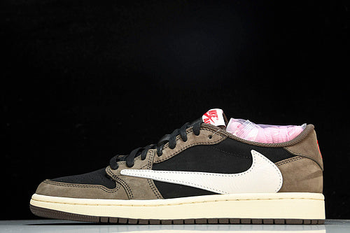 NIKE AIR JORDAN 1 RETRO LOW OG SP X TRAVIS SCOTT BLACK/DARK MOCHA
