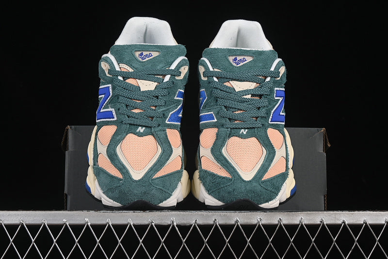 NEW BALANCE 9060 NEW SPRUCE/PEACH BLOSSOM/TEAM ROYAL