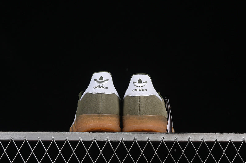 ORIGINALS GAZELLE INDOOR OLIVE STRATA/CLOUD WHITE/GOLD METALLIC