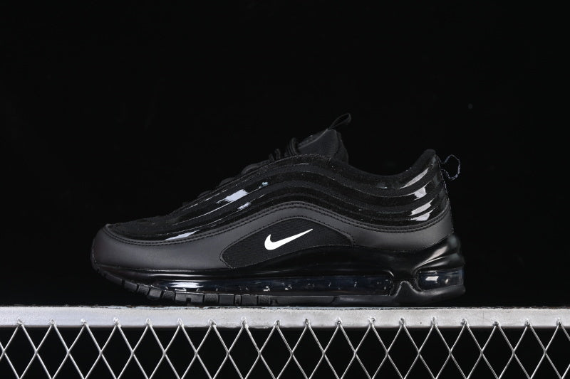 AIR MAX 97 AIR CUSHION SHOES BLACK/INKINESS