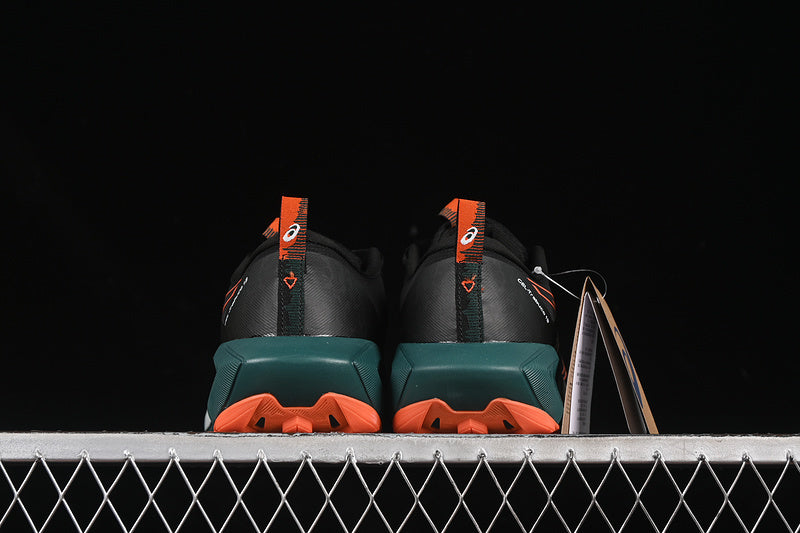 ASICS GEL-TRABUCO 13 BLACK/GREEN/ORANGE/WHITE