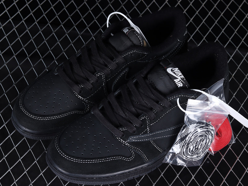 TS x AJ1 Low "Black Phantom"