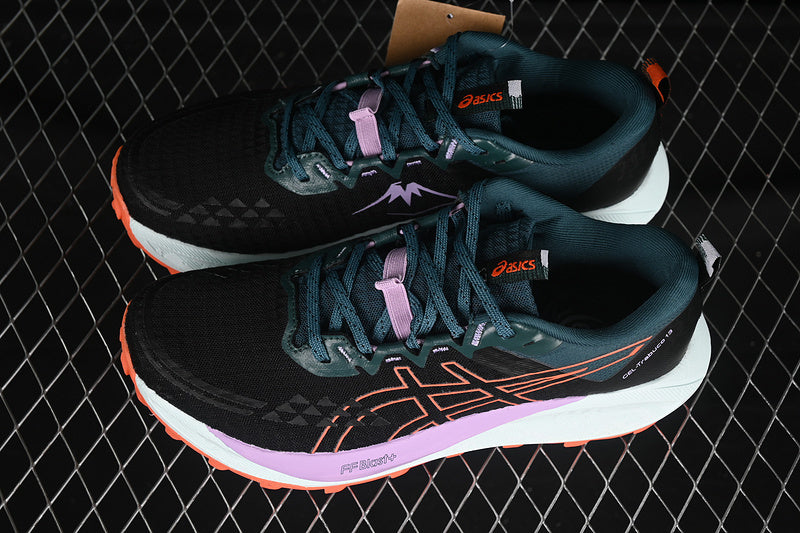 ASICS GEL-TRABUCO 13 GREEN/BLACK/ORANGE/PURPLE