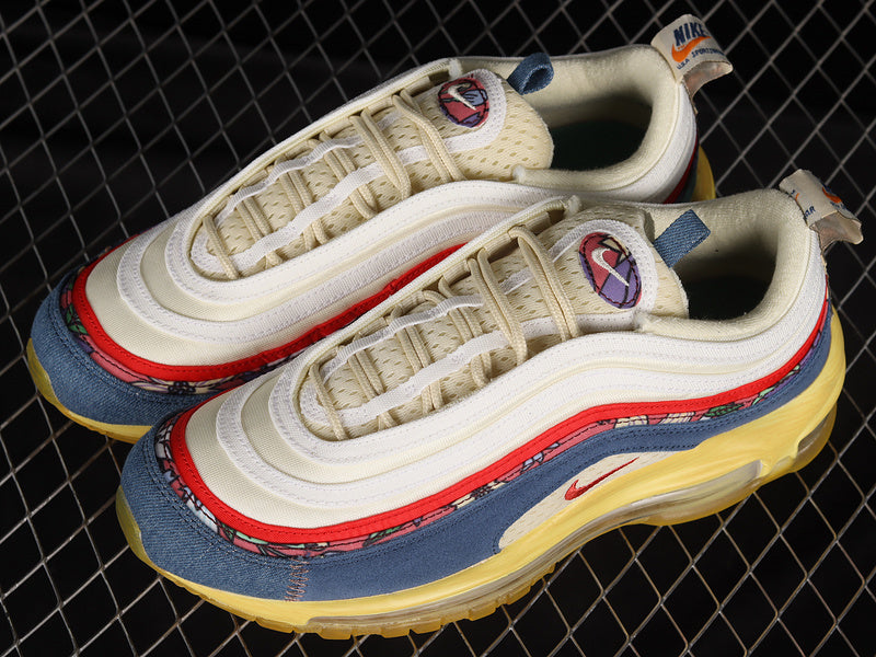 AIR MAX 97 COCONUT MILK/TRACK RED/FOSSIL