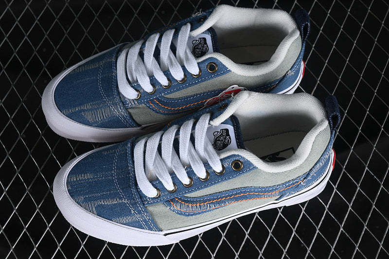 VANS CLASSICS KNU SKOOL WHITE/BLUE/GREE