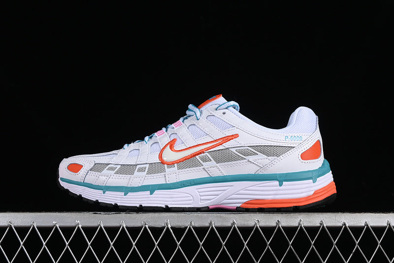 NIKE P-6000 WHITE/WHITE/ORACLE AQUA
