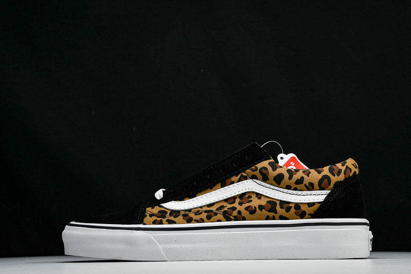 VANS OLD SKOOL LEOPARD PRINT BLACK/BROWN