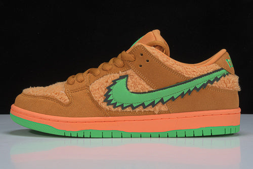 NIKE DUNK LOW X GRATEFUL DEAD ORANGE BEAR ORANGE/GREEN