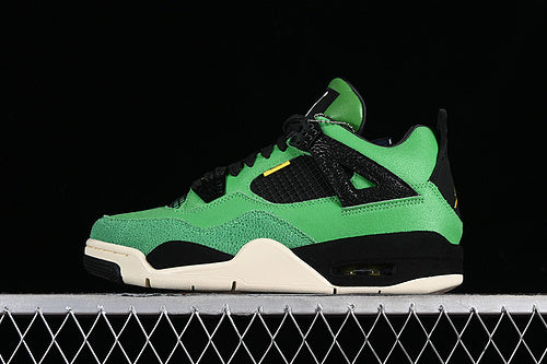 AIR JORDAN 4 RETRO MANILA WHITE/BLACK/GREEN