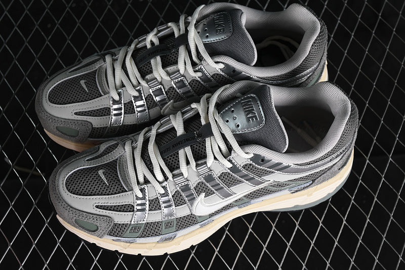 NIKE P-6000 FLAT PEWTER/LIGHT IRON ORE/METALLIC SILVER/WHITE