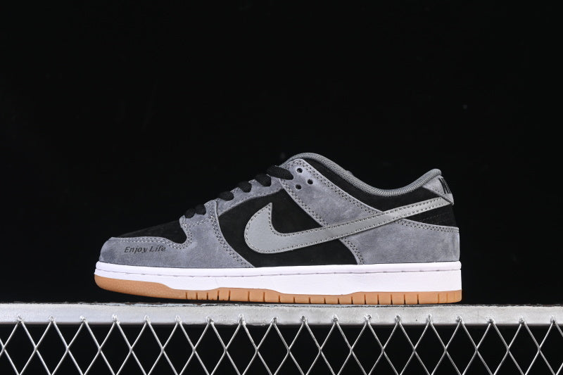 NIKE DUNK LOW CASUAL SNEAKERS DARK GRAY/BLACK/BROWN