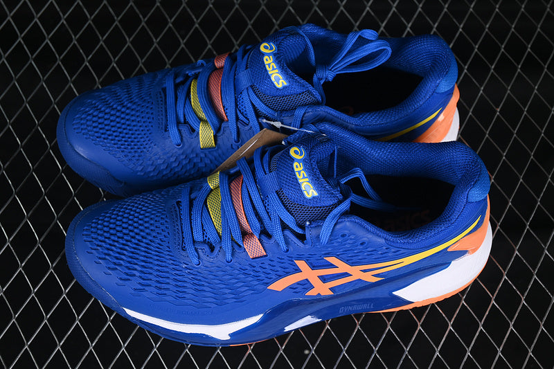 ASICS GEL-RESOLUTION 9 TUNA BLUE/SUN PEACH