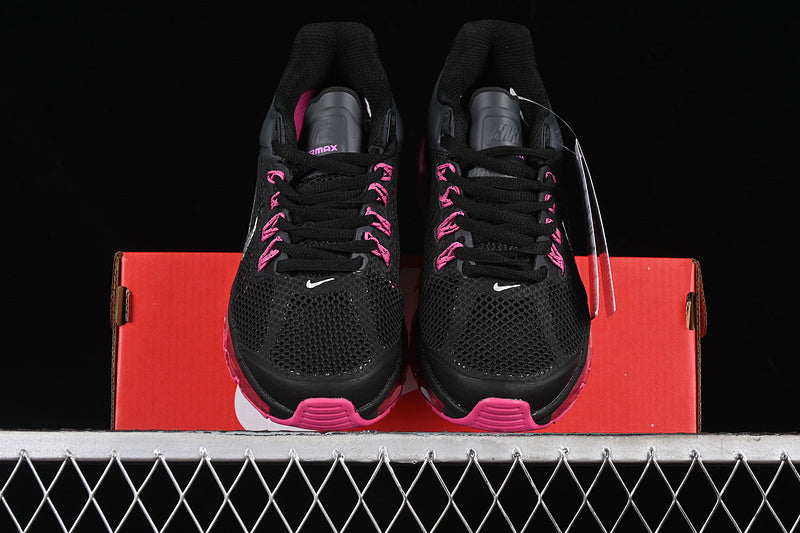 AIR MAX 2013 GS BLACK/DARK GREY/FUSION PINK/METALLIC SILVER
