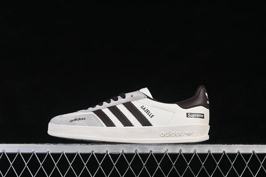 ORIGINALS GAZELLE INDOOR LOW-TOP SNEAKERS WHITE/GREY/BLACK