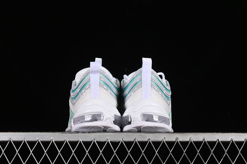 AIR MAX 97 WHITE/WOLF GREY-BLACK/GREEN