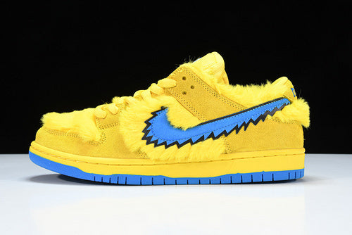 NIKE DUNK LOW X GRATEFUL DEAD YELLOW BEAR OPTI YELLOW/BLUE FURY